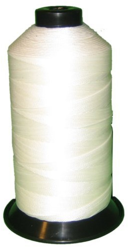 item4ever Item4ever Plain White Bonded Nylon Sewing Thread V-69 T70 1500 Yard for Outdoor, Leather. Upholstery