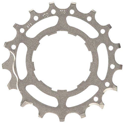 SHIMANO CS-9000 Ritzel, Silver/Black, 17 Zähne
