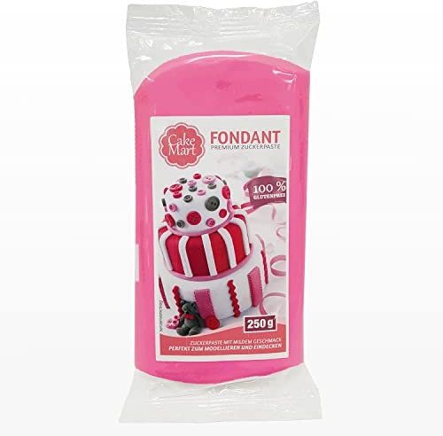 Fondant Pink 250 g, Rollfondant für Torten & Modellieren | CAKE MART