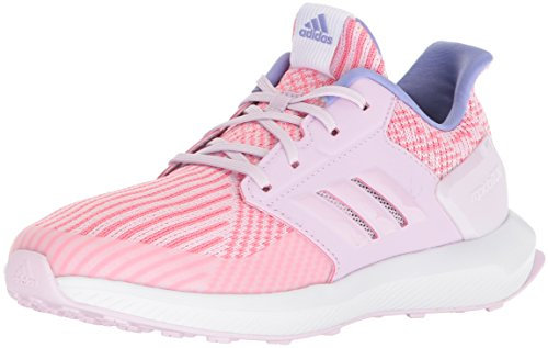 adidas Unisex-Kids RapidaRun Knit J Sneaker, Aero Pink s, Aero Pink s, FTWR White, 4 M US Big Kid