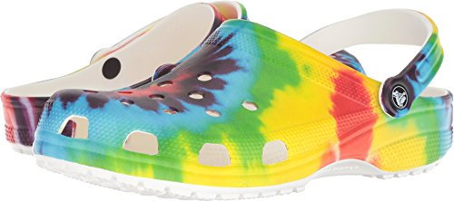 Crocs Unisexe Adulte Classic Tie-Dye Clogs Sabots, Multi, 36/37 EU
