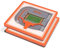 YouTheFan StadiumView Texas Longhorns 3D-Stadion-Views-Untersetzer, Teamfarben, 4 x 4