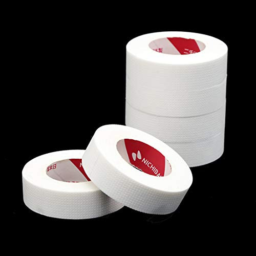 6 Rolls Wimpern Tape Wimpernverlängerung Band Eyelash Extension Tape Micropore Breathable Medical Lash Extension Tape Lash Pads Under Eye Patches (JP lash tape)