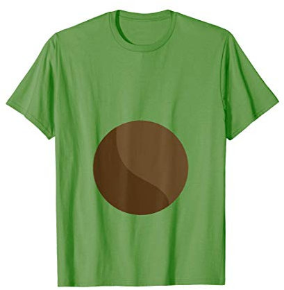 Avocado Kostüm Vegan Frucht Schwangerschaft Karneval Kostüm T-Shirt