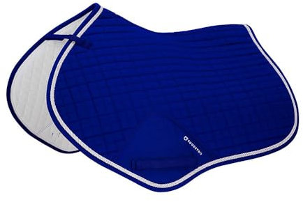 Equestro Satteldecke aus Baumwolle, Innenmaterial: technisches Gewebe, Größe Full (Royal Blau)