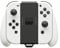 Skull & Co. JoyGrip for Nintendo Switch and Switch OLED Joy-Con Controller: Rechargeable Handheld Joystick Remote Control Holder with Interchangeable Grips - OLED White