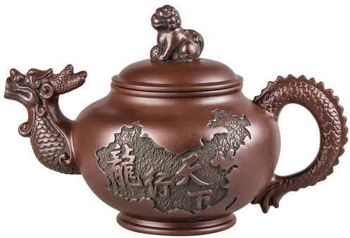 XIALON 480ml Yixing Tetera de arcilla púrpura Hecho a mano Ceremonia de té Hervidor Accesorios Drinkware