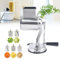 Râpe manuelle en acier inoxydable avec 5 lames différentes pour carottes, concombres, pommes de terre