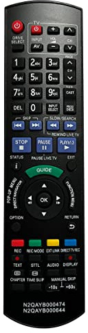 Aurabeam Ersatz Fernbedienung kompatibel mit Panasonic DMR-XS400 DVD Player