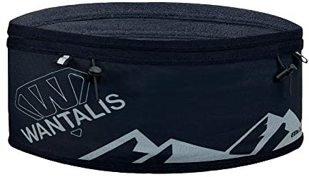 WANTALIS Weasy 2 Ceinture Running avec Poche étanche + 2 Grandes Poches Filet, 1 Poche Zip, Porte Dossard et Porte Bâtons | Running, Trail, Voyage