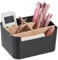 Leonshco Schreibtisch Organizer, 5 Fächer Büro Organizer, Abnehmbare Schreibtisch Stiftehalter, Holz Desk Organizer, Verwendet zum Speichern von Stiften Kosmetik Schreibwaren Haftnotizen Bürovorräte