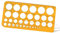 Kreisschablone, 1mm-36mm Kreise Durchmesser Lochschablone, Orange Quilling Schablone, Digitale Messschablonen Lineale für Zeichnen Bau