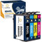 ColorKing 604 XL Patronen Kompatibel mit Epson 604 XL für Epson xp 2205 patronen für Epson Expression Home XP-2200 XP-3200 XP-4205 Workforce WF-2910 WF-2930 WF-2935(1Schwarz 1 Cyan 1Gelb 1Magenta)