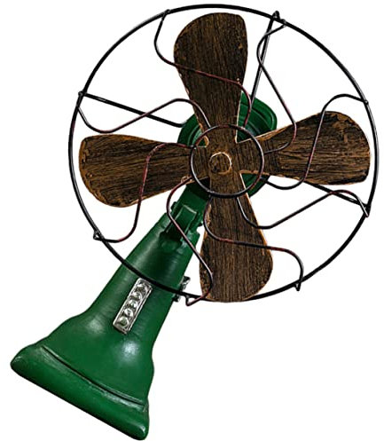 ABOOFAN Adorno De Mesa Compacto Decoración De Resina Diseño De Ventilador Antiguo