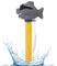 Thermomètre à piscine flottante, thermomètre de piscine de type 3, thermomètre à eau flottante, thermomètre à bassin de dessins animés, thermomètre à bain de glace, accessoires de bain à remous