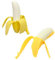 BOBOZHONG Banane Squishies Spielzeug, 2 Stück simulierte Banane Stressabbau-Fidget-Spielzeug für Kinder Erwachsene Party-Gefälligkeiten für Kinder