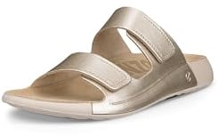 ECCO Womens 2026 Cozmo 2-Strap Soft Leather Comfy Adjustable Sandals