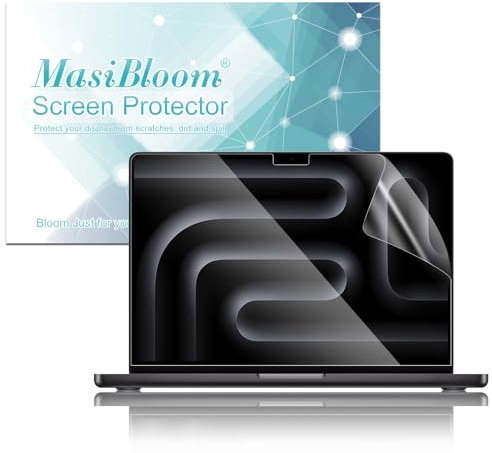 Displayschutzfolie für 2024 MacBook Pro 16 Zoll M4 Chip A3186 A3404 Klar High Definition Anti-Kratzer 5H Härte Filter Laptop Protector Zubehör