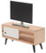 Kisangel 1Juego Mini Televisor Decorativo Miniatura para Casa de Muñecas de Televisor Mueble TV Accesorios para Juguetes de Fingir Estilo Chic y Retro