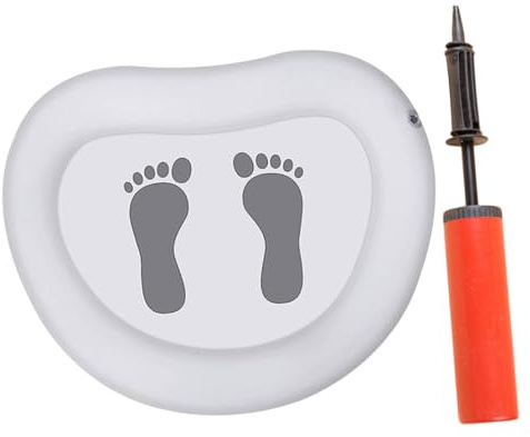 Ipetboom Inflatable Pool Foot Wash Tray Large PVC Foot Bath Basin for Swimming Pool Entry for Easy Cleaning and Relaxation Random Color