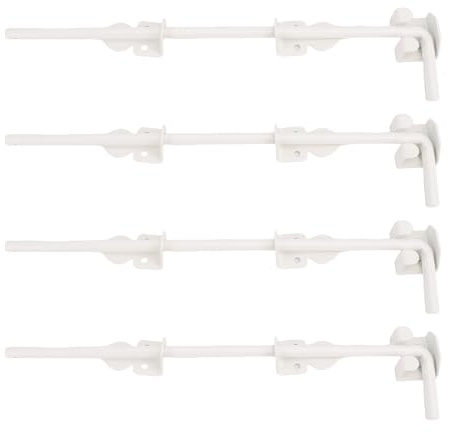 Dioche 18 Inch Duty Gate Drop Rod Steel Ground for Wood & Metal Fences Secure Single or Double Leaf Gates Wind Stabilizer for Outdoor Gates & Fence Doors