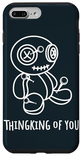 Thinking Of You Voodoo Satanic Evil Doll Kawaii Pastel Goth Case for iPhone 7 Plus/8 Plus