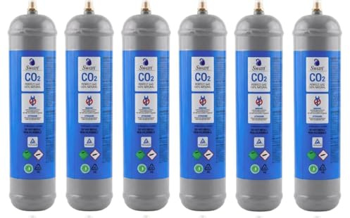 Botella de CO2 de 600 g de alimentos E290 para burbujeador – CO2 para agua con gas – Botellas de CO2 desechables M11 x 1 para el hogar y la oficina – Certificado TÜV – NICEDROP (6)