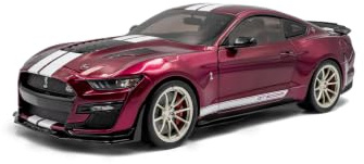 Solido Shelby Mustang GT500KR Modellauto 1:18 Muscle Car Rot