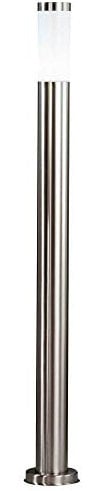 Globo Außenleuchte Sockel Edelstahl opal exklusiv 1 x 60 W, E27 Illu/Kerze, 220 V, H: 110 cm ø 13 cm bzw., 7.6 cm 3159