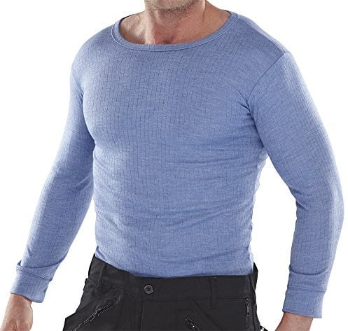 LONG SLEEVE THERMAL VEST BLUE XL