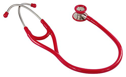 Stethoskop Edelstahl ratiomed rot für Erwachsene