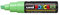 Uni Posca Marker PC-8K Paint Glass Pen Broad Chisel Tip 8.00mm Fluorescent Green