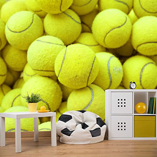 azutura Tennis Ball Wall Mural Wallpaper available in 8 Sizes Digital