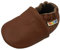 YALION Baby Weicher Leder Lauflernschuhe Krabbelschuhe Babyschuhe Babyhausschuhe (EU 22/23=L, Braun)