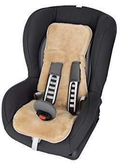 Leibersperger Felle Lammfellauflage Kindersitzeinlage (75x28 cm) (Sekt)