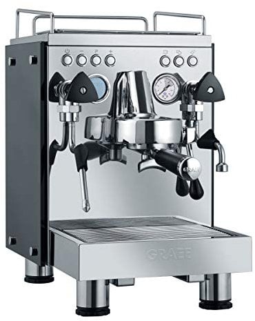 Graef ES 1000 CONTESS Kaffeemaschine, freistehend, Espressomaschine, 2,5 l, Kaffeebohnen, gemahlener Kaffee, 2850 W, Edelstahl