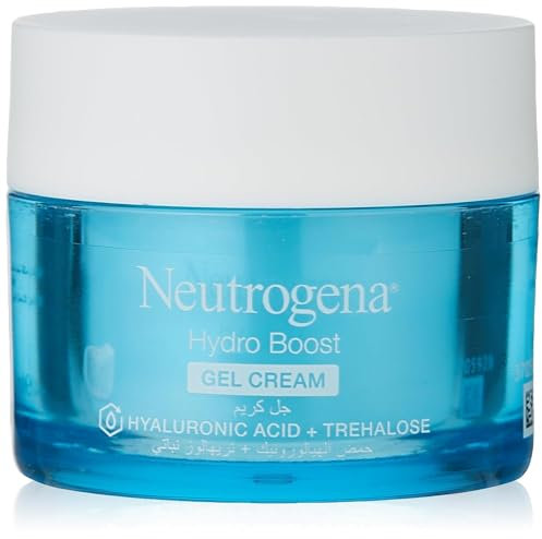 Neutrogena Hydro Boost Gel-Crème Hydratant Visage À L'Acide Hyaluronique, Pour Peaux Sèches, 1 Pot De 50ml