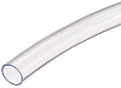 Sourcing Map PVC-Schlauch, transparent, Vinyl, 1 m, flexibler Kunststoffschlauch, Flexschlauch für Wasser, Getränkepumpe