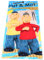 Pat und Mat blau Handtuch, Strandtuch, Motivhandtuch für Kinder, 70 x 140 cm, 100% Baumwolle