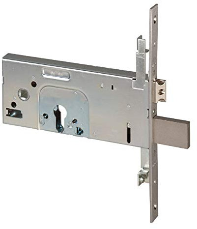 Art. 56357100 Serrure à cylindre pour bandes - Triple 3 manettes et décrochage enregistrable Front. Inox Emballage industriel - E - 100