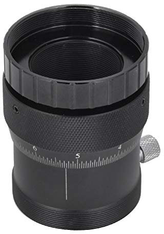 943 Porte-oculaire Double hélicoïdal, Porte-oculaire en Spirale de 1,25 Pouce, Porte-oculaire à réglage Fin hélicoïdal avec Course de Mise au Point de 10 mm, Accessoires pour télescope astronomique