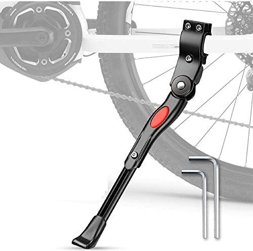 fahrradständer mountainbike Universal Einstellbarer Hinterbauständer aus Aluminiumlegierung, Fahrradrahmen aus Rutschfester Gummiständer Fahrrad Ständer für 24-28 Zoll Mountainbike/Rennrad/BMX/MTB