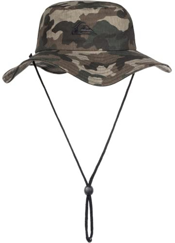 Quiksilver Bushmaster Bucket-Hut für Herren, Sonnenschutz, Schlapphut, Camo, XX-Large