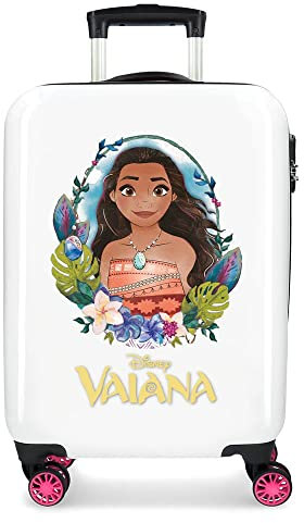 Disney Vaiana Kabinentrolley, Mehrfarbig, 38 x 55 x 20 cm, Hartplastik, seitlicher Kombinationsverschluss, 34 l, 2 kg, 4 Räder