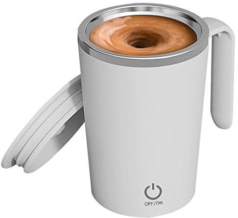 Tasse auto-mélangeuse | Rechargeable Automatique Magnétique Automatique Agitateur Tasse – Accueil Voyage Tasse Mélangeur Électrique aison