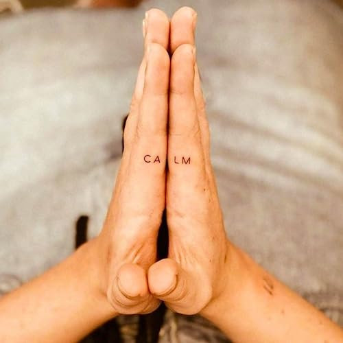 Inkster® Calm Tattoo | Temporäres Tattoo mit EU-Kosmetikzertifizierung | wasserfest + vegan | revolutionäres 2-Wochen-Tattoo | Fake Tattoos und Klebetattoos für Erwachsene