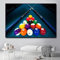 JACBON Nordic Modular Sport Billard Pool Sticks Leinwand Malerei Poster und Drucke Wandkunst Bilder Wohnzimmer Home Decor 80 x 120 cm rahmenlos