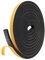Dichtband Selbstklebend Gummidichtung 12mm x 10mm, NAVK 4m Dichtungsband für Tür Fenster Bad Dusche, Anti Kälte-Wind Lärm und Kollision -Schwarz