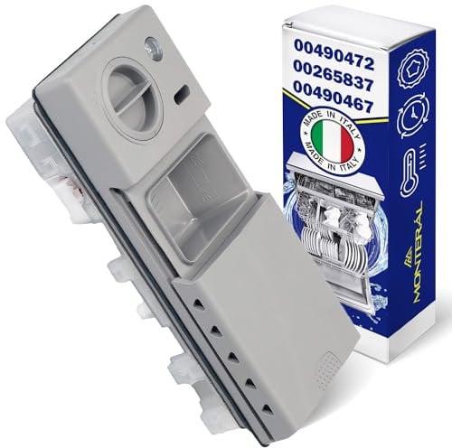 Detergent Dispenser Type 100998 for Dishwasher with Original Code 00490467 00265837 00490472 for Bosch for Siemens - MADE IN ITALY - Warranty 10 Years – MONTERAL