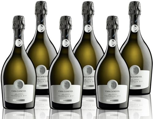 CASA CANEVEL BRUT | Prosecco DOC | 6x750 ml l | Confezione 6 bottiglie